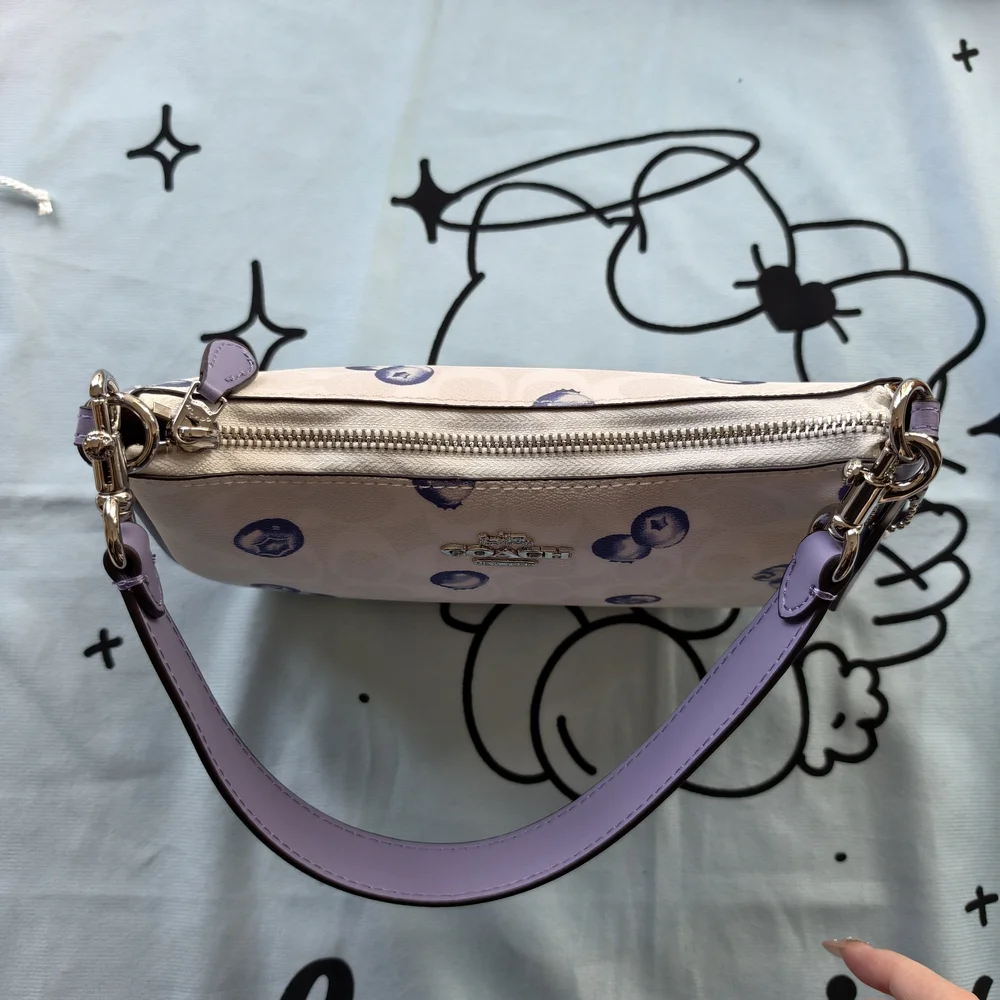 Coach Blueberry Pattern Shoulder Bag - Picture 7 of 12